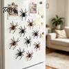 Magnetic Spider Decor 2/4/8Pcs 3D Refrigerator Magnet, Lifelike Decorative Magnet for Metal Surfaces, Creepy Halloween Party Decorations