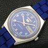 JAPAN VINTAGE SEIKO 5 AUTOMATIC 6309A MENS BLUE COLOR DIAL WATCH A500815-5 R154-a500815