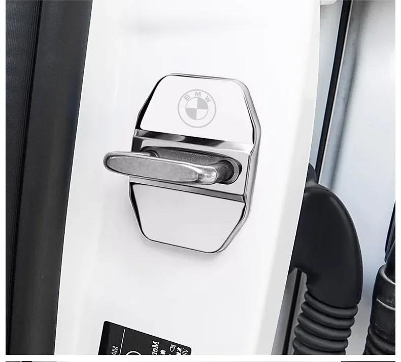 Zinc Alloy Car Door Lock Buckle Protective Covers Cover For BMW F25 F26 F15 F16 F48 F39 I3 I4 G07 G22 G15 F40 Sticker XM2