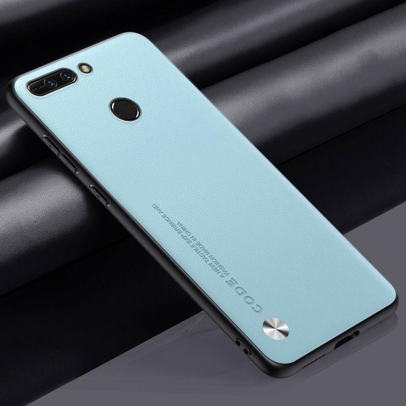 Luxuriöse PU-Lederhülle für Honor 8 Pro Rückseite Matt Stoßfest TPU Silikon Schutz Handyhülle für Honor View 9 Coque