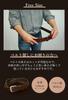 [NM.element] Black Himeji Leather Belt, Men's, Genuine Leather, Made in Japan, Vegetable-tanned Leather, Cowhide, Women's, Thick, Wide, Casual,