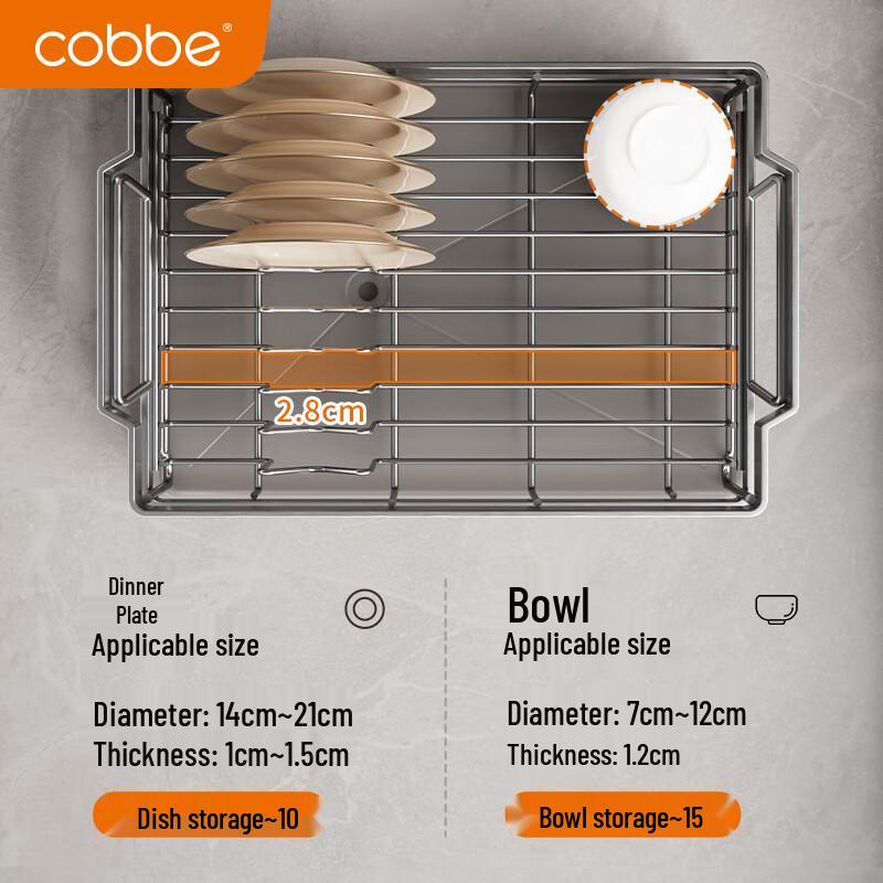 Cobbe Stainless Steel Kitchen Dish Drying Rack