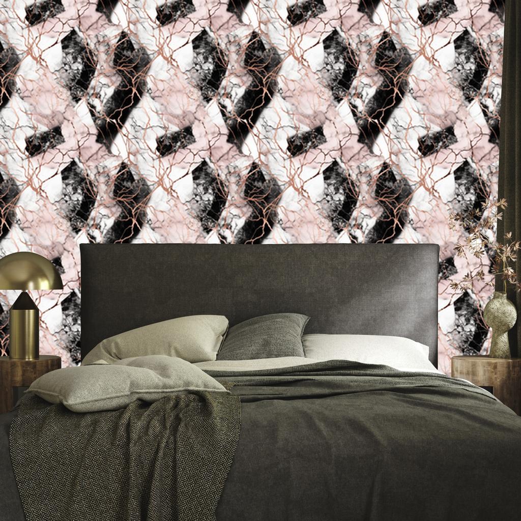 Marble Wallpaper White and Light Gray for Living Room and Bedroom 50x1000