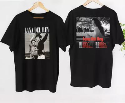 Rey Lana Del Tour 2023 Summer T-Shirt Unisex Gift Fans S-3xl Dates Shirt Concert Unisex T-Shirt