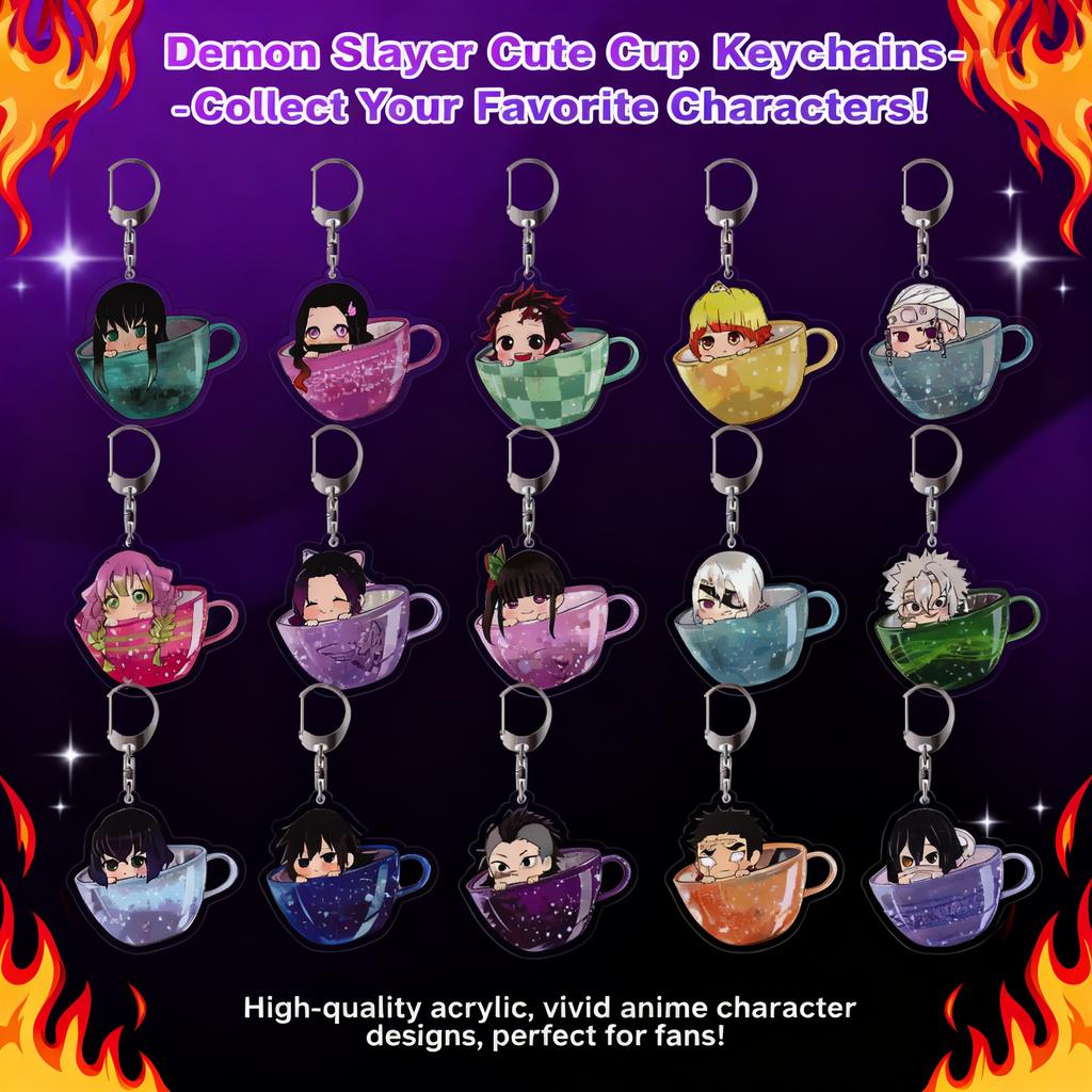 Dämonentöter Schlüsselanhänger Kamado Tanjiro Nezuko Tomioka Giyu Agatsuma Zenitsu Kocho Shinobu Anime Anhänger Schmuckstück Zubehör Geschenk für Premium Qualität