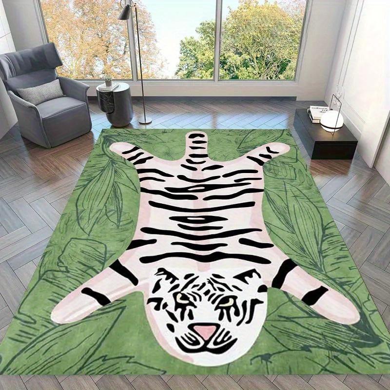 

1pc Comfortable Crystal velvet Rug Machine WashableCreative Pattern Carpet Area Rug Hotel Living Room Bedroo 50x80cm