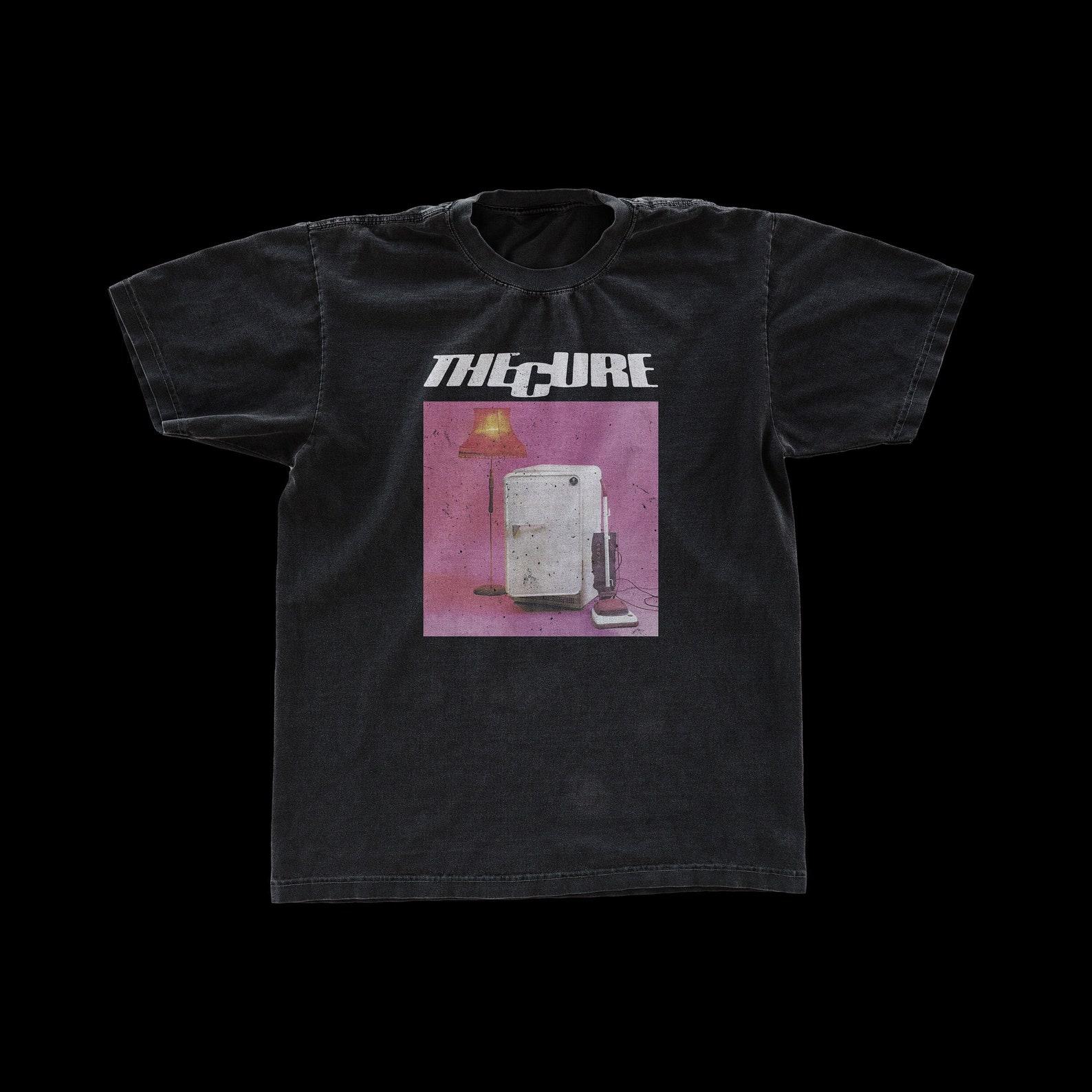 THE CURE 80s Goth Rock Shirt Three Imaginary Boys M