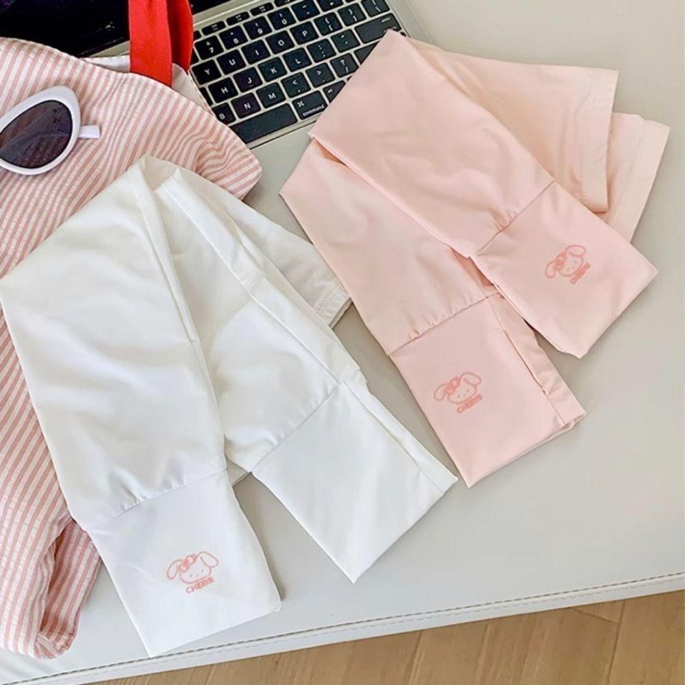 Arm Protection Ice Silk Sunscreen Sleeves Breathable Thin Gloves  Outdoor Driving Riding