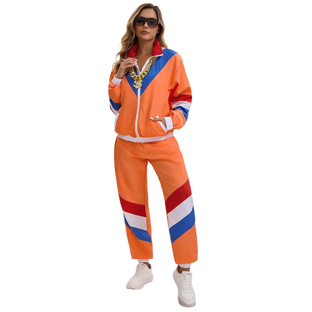 Disco Costume For Stage Performers With Polyester Fabric For Halloween Party