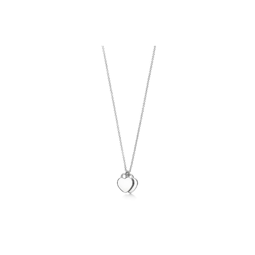 TIFFANY & CO. 925 Sterling Silver With Diamond Necklaces Women's 70300044