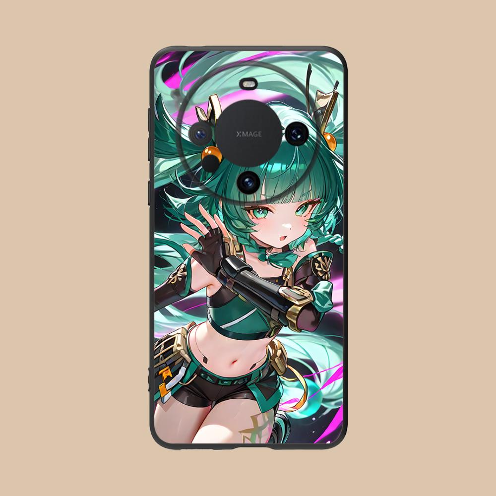 Zenless Zone Zero QingYi Phone Case for Huawei Mate 60 50 40 30 20 10 Pro Plus Lite E 5G Colorful Printing Cover Cover Pretty