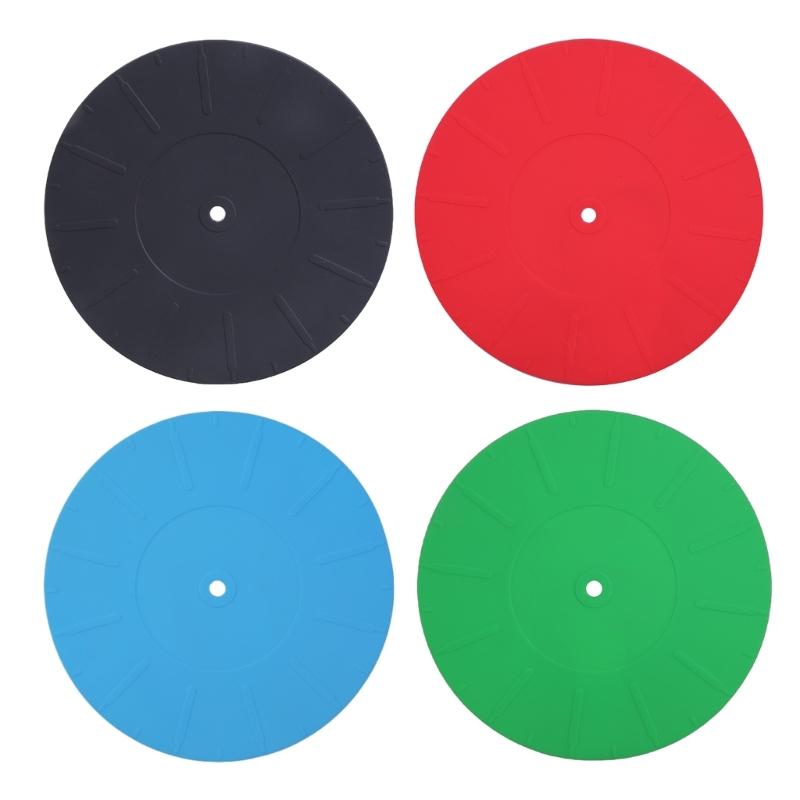 Silicone Turntables Mats AntiStatic Slipmat for Vinyls Record Player with Vibration Control and Noise Reduction