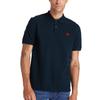 Timberland Casual Sport Single Bead Short Sleeve Polo Shirt Men Polo Shirts Deep-Sapphire-Blue A24H2-433