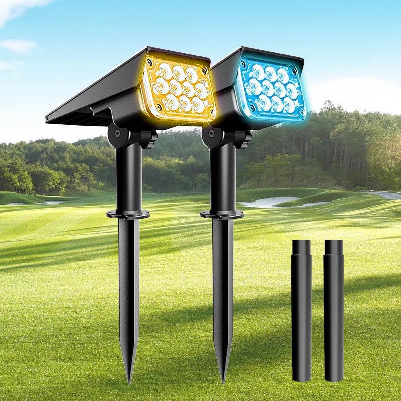Solar LED Lawn Lights (2-Pack)