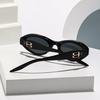 Retro cat eye sunglasses women's high-end fashion trendy UV protection driving sunglasses