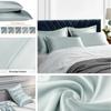 2Pcs Satin Pillow Case for Hair Skin Silk Satin Pillowcase 51x66/76cm Pillowcases Set Silky Pillow Cover with Envelope Closure