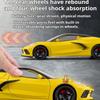 1:22 C8 993 Miniature Model Toy Supercars Alloy Diecast Doors Opened Exquisite Interior Pull Back Festival Gifts for Children