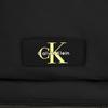 Calvin Klein Simple and fashionable commuting large-capacity backpack fabric backpack men's space black