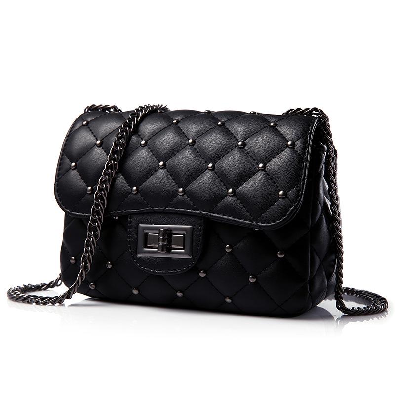 Nouveau Sac Matelassé à Chaîne, Mini Sac Bandoulière Croisé pour Femmes