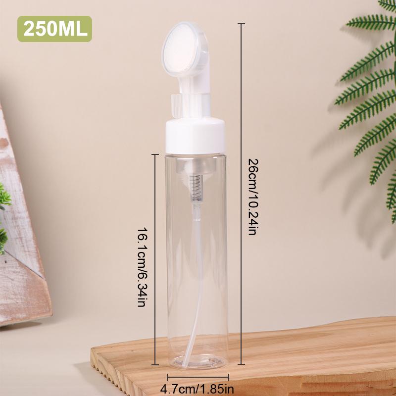 100/120/150/200/250Ml Empty Facial Cleanser Mousse Foam Gel Head Wash Brush Foam Bottle Pressure Type Cleansing Milk Foaming