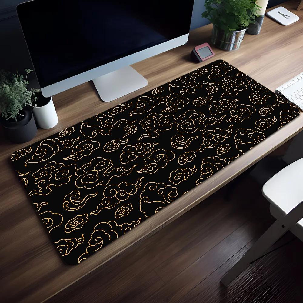 Japanese Clouds pattern Mouse Pad Nonslip Thickened Large Writing Lockedge Office Student Gaming Cushion MousePad