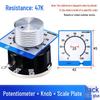 WX112 050 Adjustable Single-Turn Wirewound Potentiometer: 47, 560 Ohm, 1K, 2.2K, 4.7K, 10K, 47K Knob