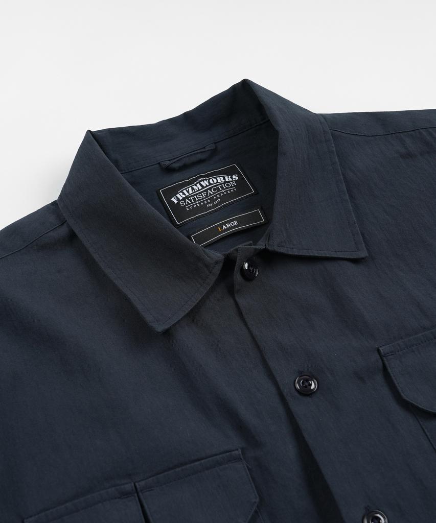FRIZMWORKS Half Work Shirt Jacket _ Navy