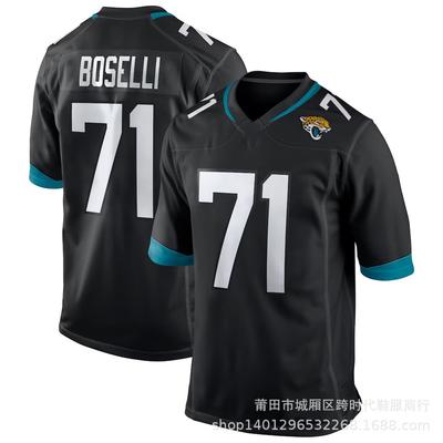 New Jersey NFL Jaguars Jersey Jaguars 12 Travis Hunter Embroidered Football Jersey