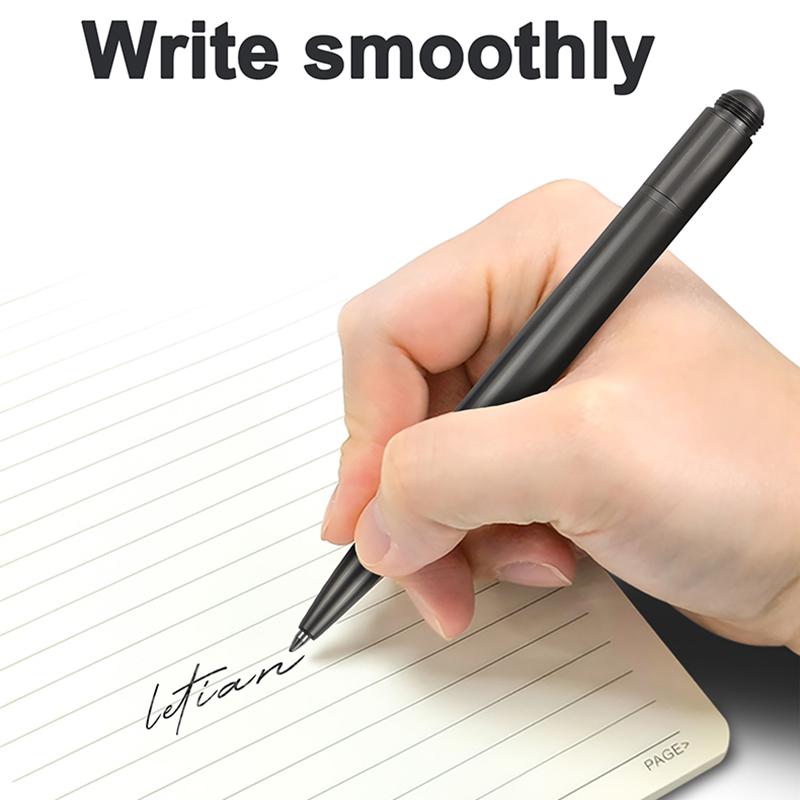 2 In1 0.5mm Ballpoint Pen Metal Gel Ink Pens Smooth Writing Signature Pen/Eternal Pencils No Ink Infinity Pencil Stationery