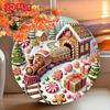 Metal Tin Sign Christmas Train Tree Holiday Wall Decor Home Gift