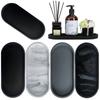 1Pc Bathroom Dressing Silicone Tray, Rectangular Dishwashing Liquid and Sponge Rack, Dressing Table Perfume Organizer, Cosmetic Ring Storage Tray,