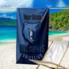 Custom Name Beach Towel Grizzly Marks Logo Design Beach Towel, Soft Microfiber, Gift for Her/Him, Birthday, for Pool, Beach, Travel, Fan gifts