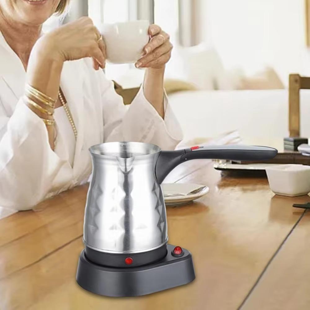 Foldable Handle Electric Turkish Coffee Maker Stainless Steel Turkish Coffee Machine Office