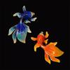 Elegant Enamel Koi Brooch - High-End Goldfish Pin for Women