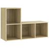 TV Cabinets (2 pcs) Sonoma Oak 72 x 35 x 36.5 cm Engineered Wood