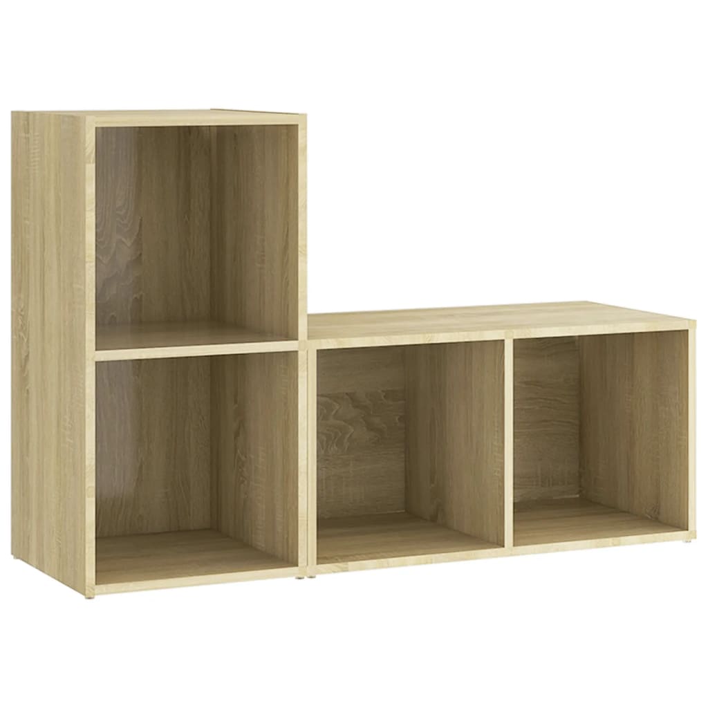 TV Cabinets (2 pcs) Sonoma Oak 72 x 35 x 36.5 cm Engineered Wood