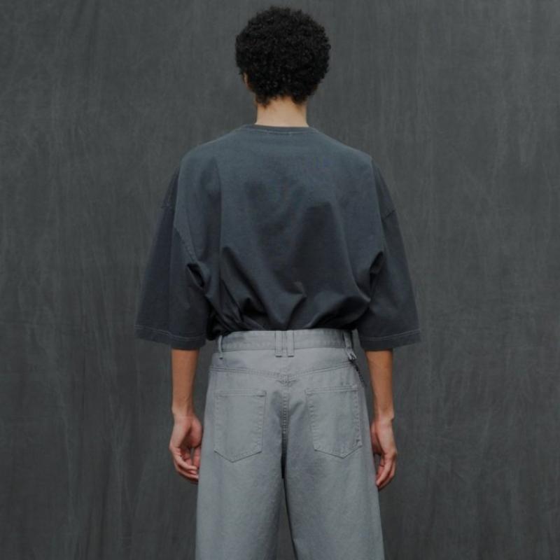 Customellow Gray Oversize FiT T shirT cqTam25421gyd