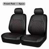 Universal PU Leather Car Seat Covers for 5 Seats All-season Auto Seat Cover Fit for Most Cars Interior Accessories