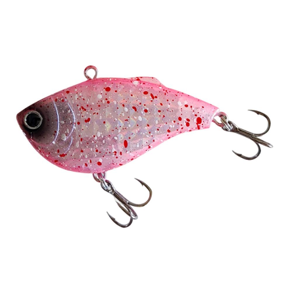 

15.5g Fishing Lures Hard Bait Wobbler Swimbaits Durable VIB Vibration Jerkbait Bass Fishing розовый