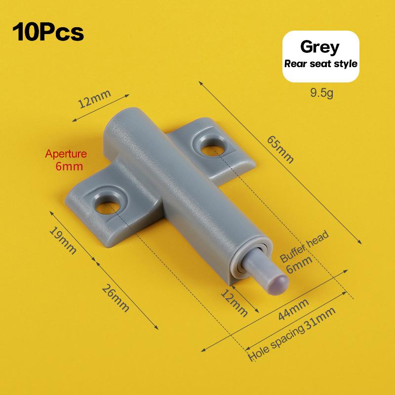 Practical Furniture Hardware Accessories, 10PCS Soft Close Cabinet Catches Damper Buffers for Door Stop
