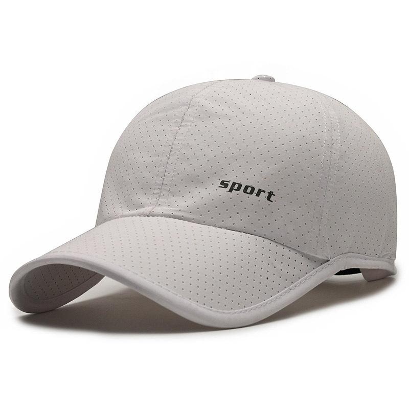 Men Women Sport Hat Adjustable Fashion Letter Baseball Cap Summer Mesh Breathable Hat Outdoor Travel Cycling Hiking Camping Hats