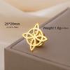Lucktune Edelstahl Metall Pin Brosche Hexenknoten Flugzeug Ankh Kreuz Lebensbaum Broschen Für Männer Damen Hemd Abzeichen Geschenk