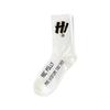 8 Pairs White Mid-Calf Socks for Men, Autumn And Winter Versatile Trendy Youth Student Couple Long Socks