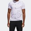 Adidas Jaq Graphic Print Short Sleeve T-Shirt Men Tops White FT2775