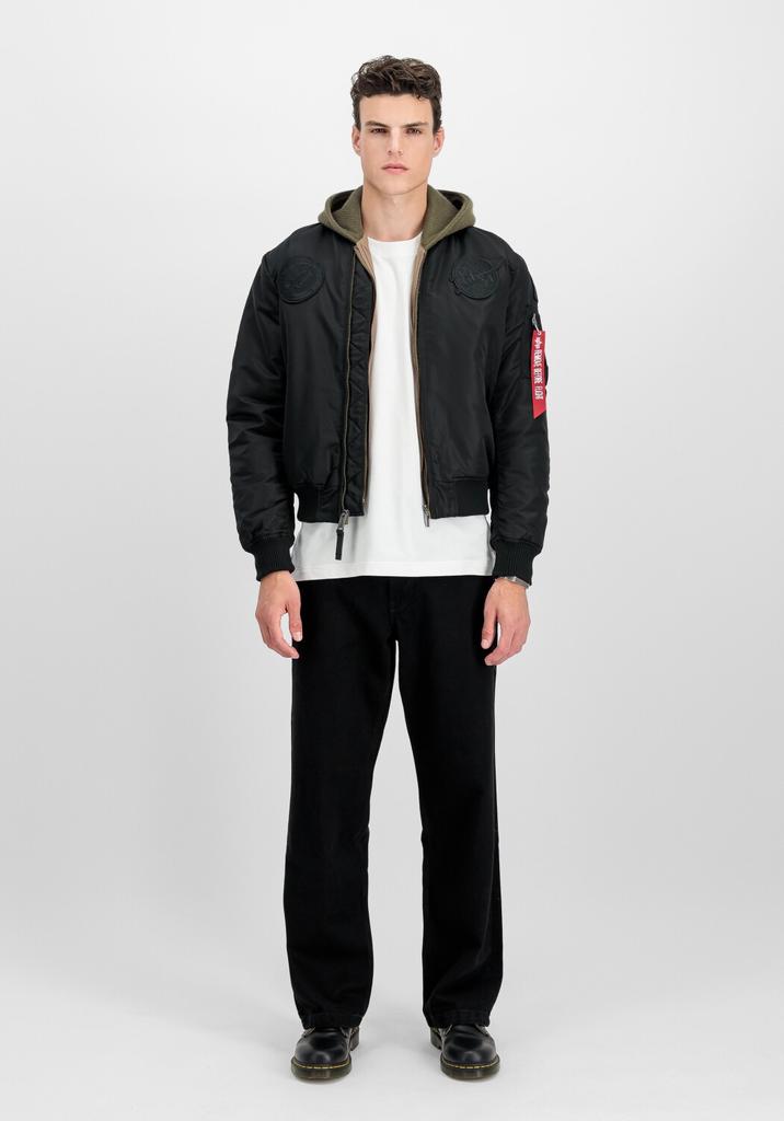 Winter Jacket Alpha Industries MA1 VF NASA Black (166107-404)