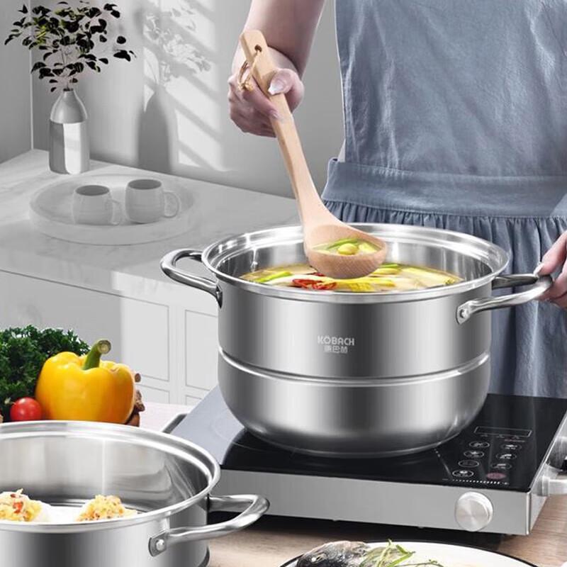 Kangbah 3-Layer 304 Stainless Steel Steamer Pot