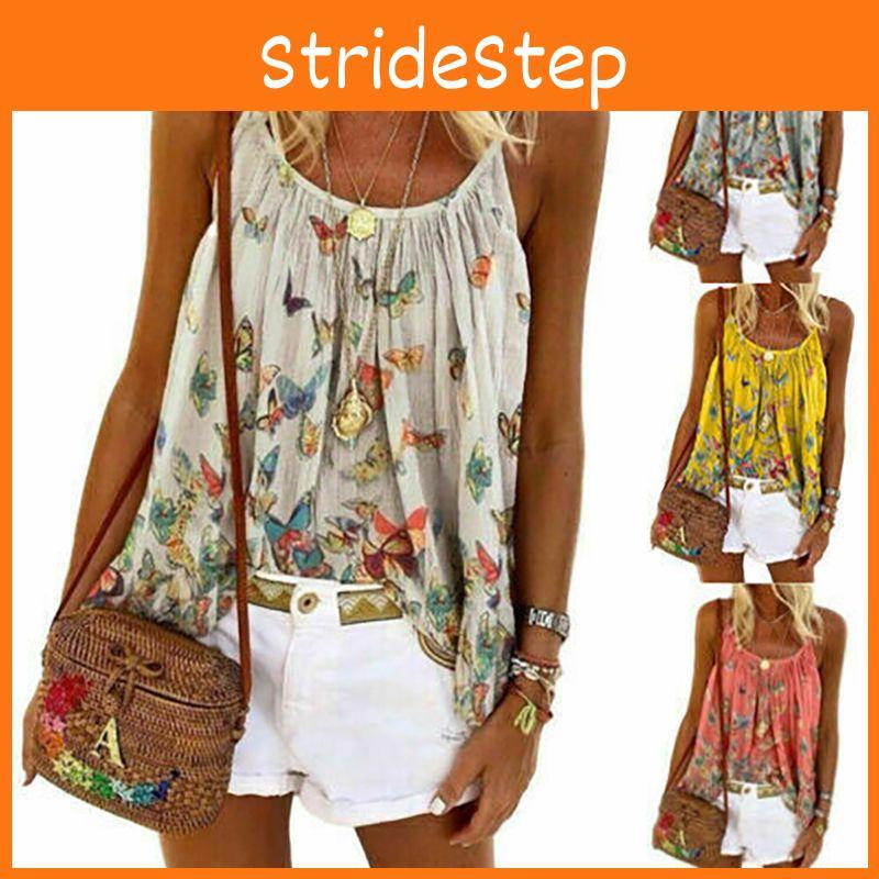 Stylish Women's Swing Vest Sleeveless Cami Top With Flared Ruffle Hem For Plus Sizes