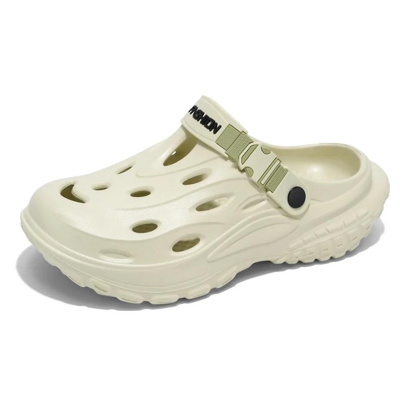 Fashion Fashion Platform Men Slippers Outdoor Summer Clogs Shoes Women Beach Sandals Male Soft EVA Indoor Home Slides Lover Flip Flops
