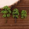 10Pcs Model Trees Ornaments Decoration Railroad Diorama Scenery Plastic Scale Scene For House Living Room Kitchen Decor