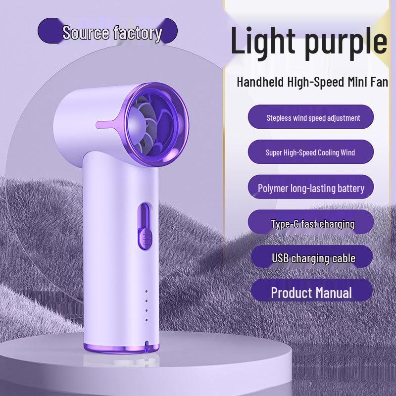 High-Speed T05 USB Rechargeable Pocket Turbine Fan